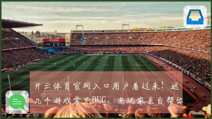 开云体育官网入口用户看过来！这几个游戏常见BUG，老玩家亲自帮你趟雷解决