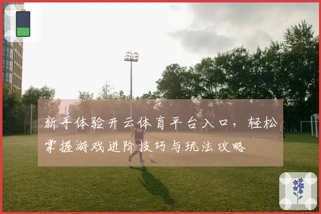 新手体验开云体育平台入口，轻松掌握游戏进阶技巧与玩法攻略